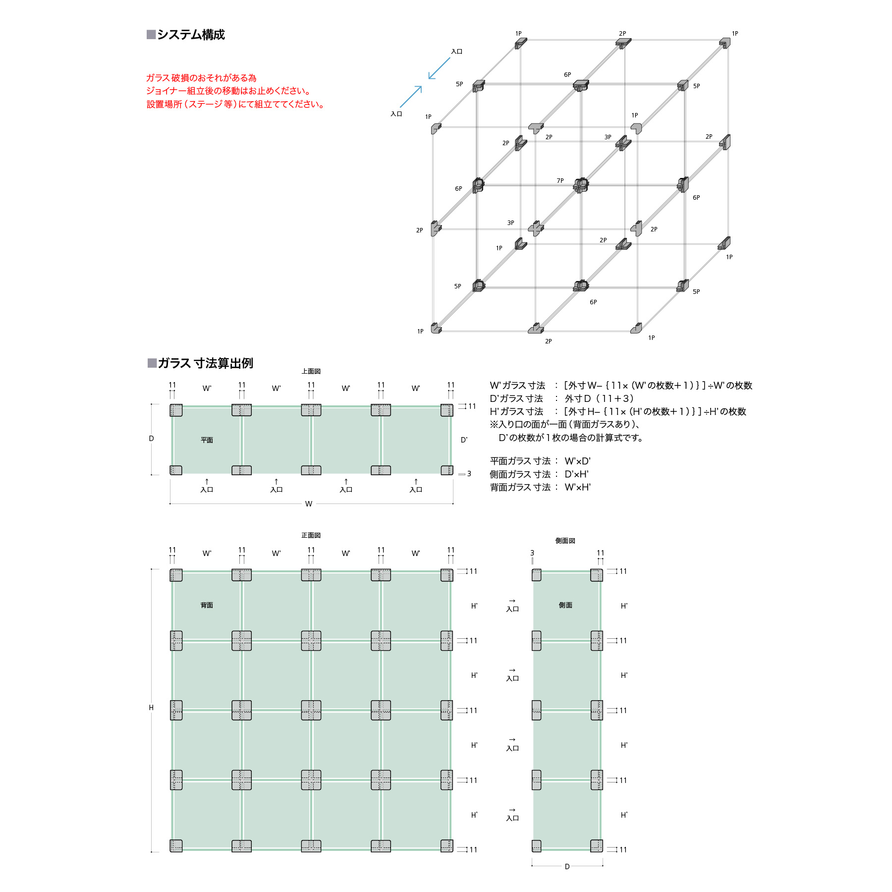 GLASS JOINERブランド商品使用イメージ