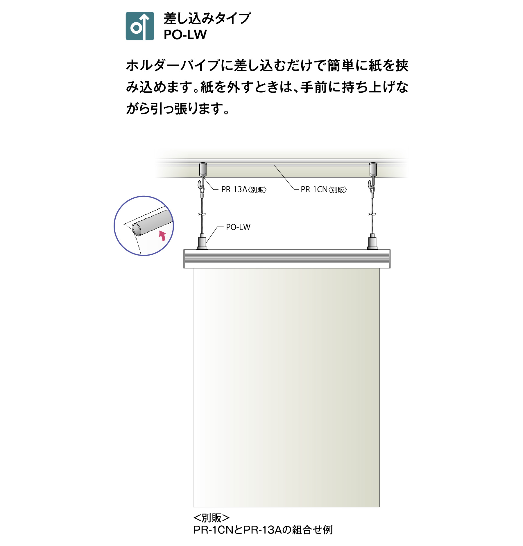 Paper Holderブランド商品使用イメージ