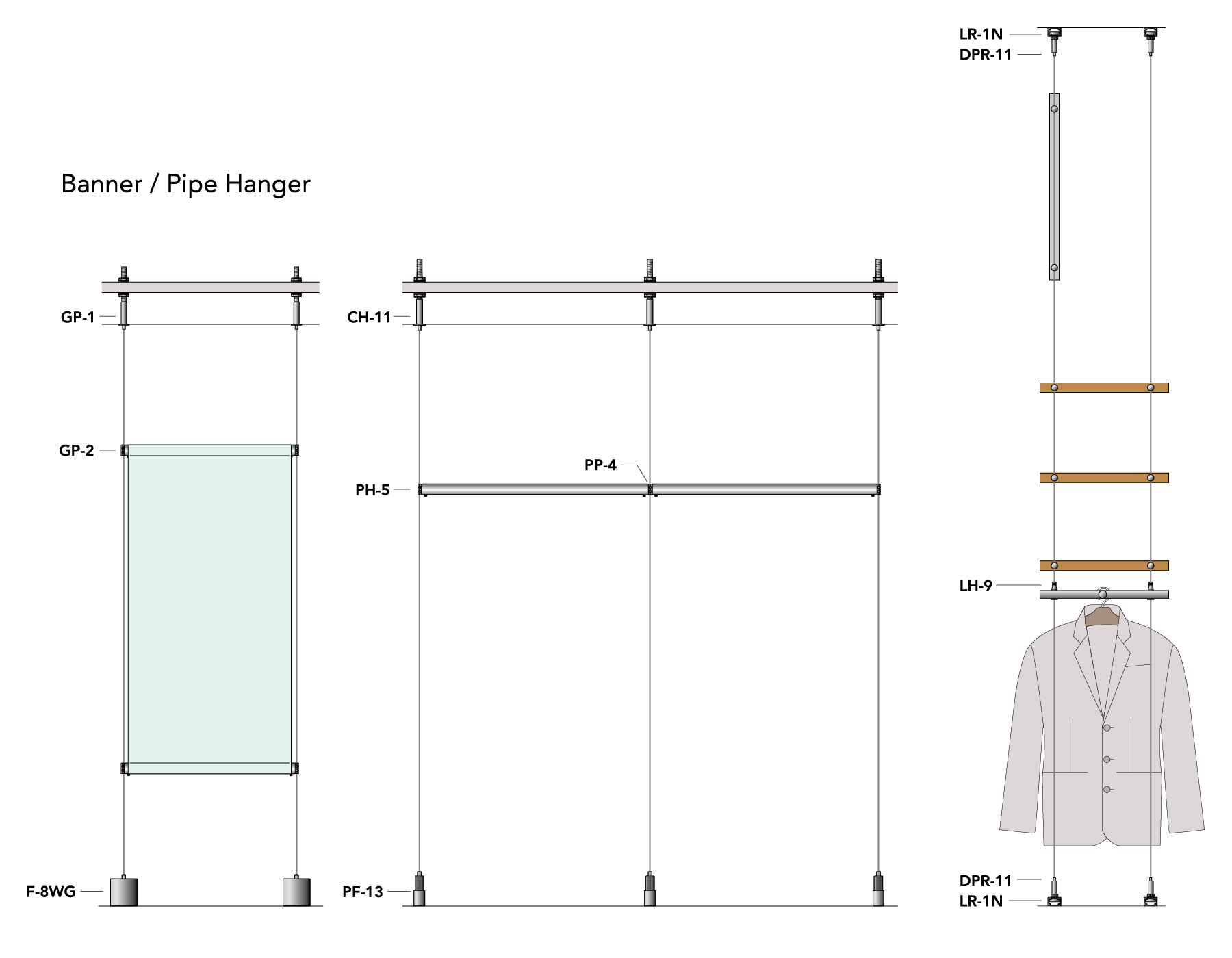 Pipe Hangerブランド商品使用イメージ