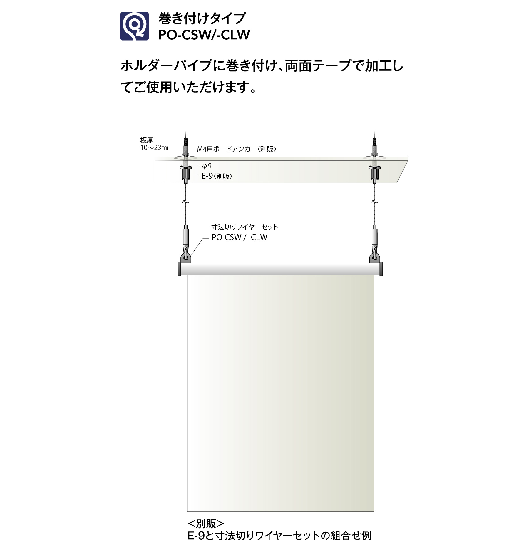 Poster Railブランド商品使用イメージ