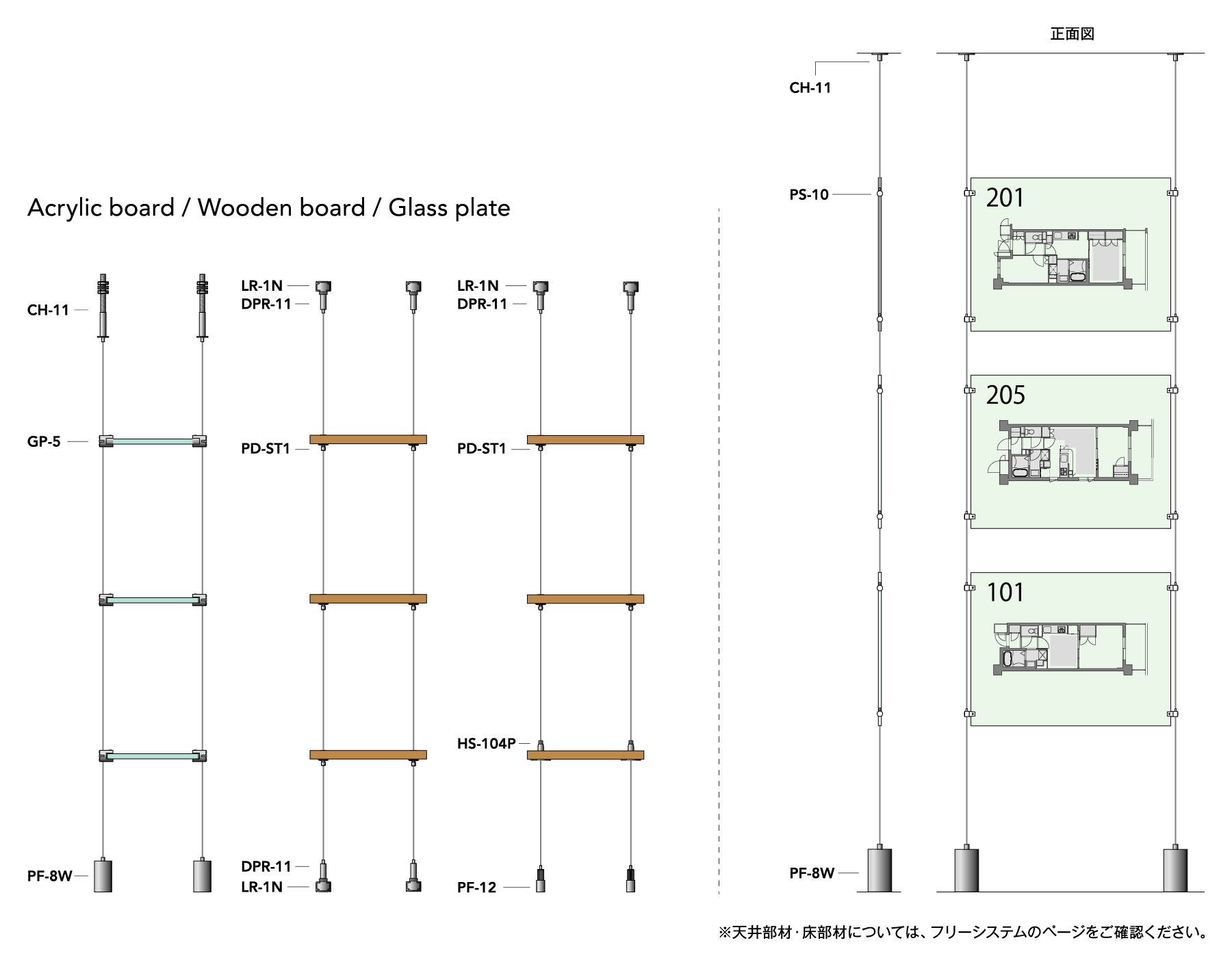 Shelf Panel Hangerブランド商品使用イメージ