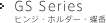 GS Series ヒンジ・ホルダー・蝶番