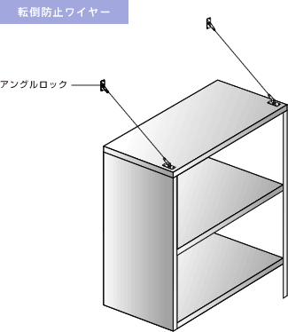 転倒防止ワイヤー